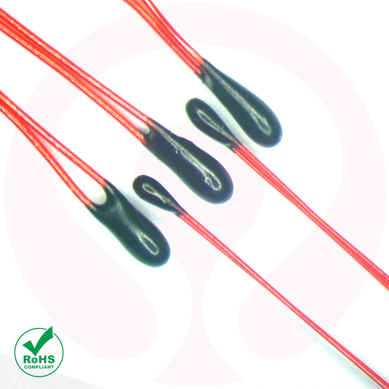 MF52 MEB08 0.8mm 100K Ohm 104 3950 NTC Thermistor Temperature Sensor Componets with Enamelled Wire